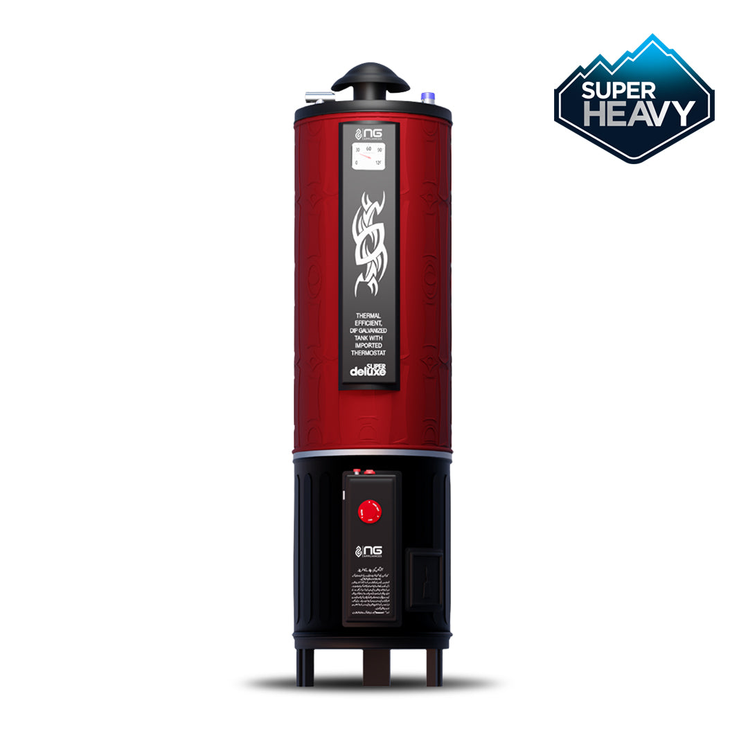 NasGas DG-35 Super Heavy Gas Water Heater Double Safety Geyser